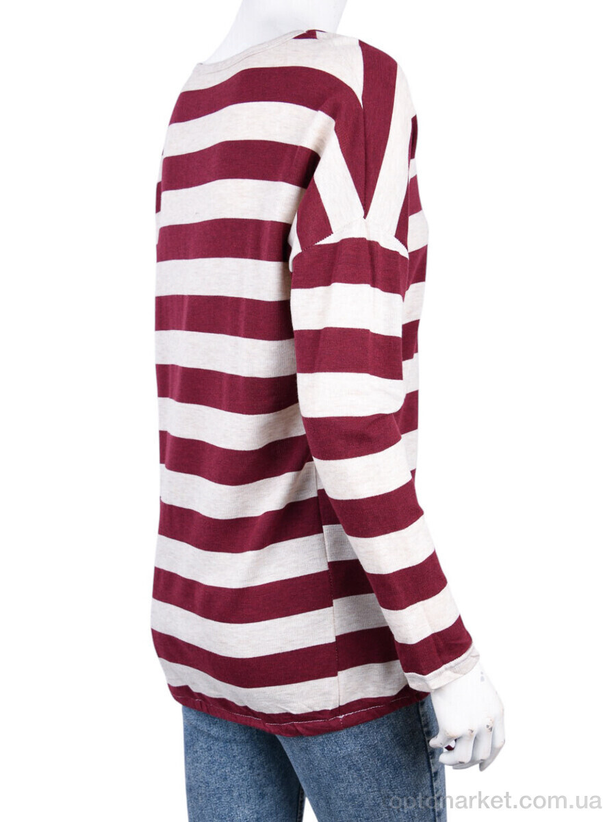Купить Кофта жіночі B088-1 bordo (10695) DuoDuoBoBo бордовий, фото 2