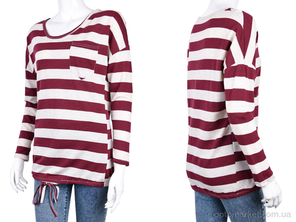 Купить Кофта жіночі B088-1 bordo (10695) DuoDuoBoBo бордовий, фото 3