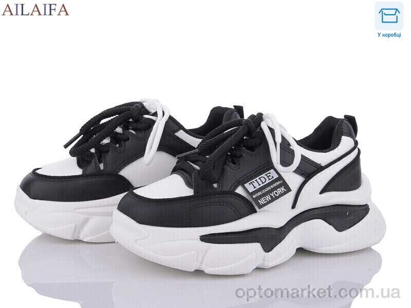 Купить Кросівки жіночі B09 black Aelida чорний, фото 1