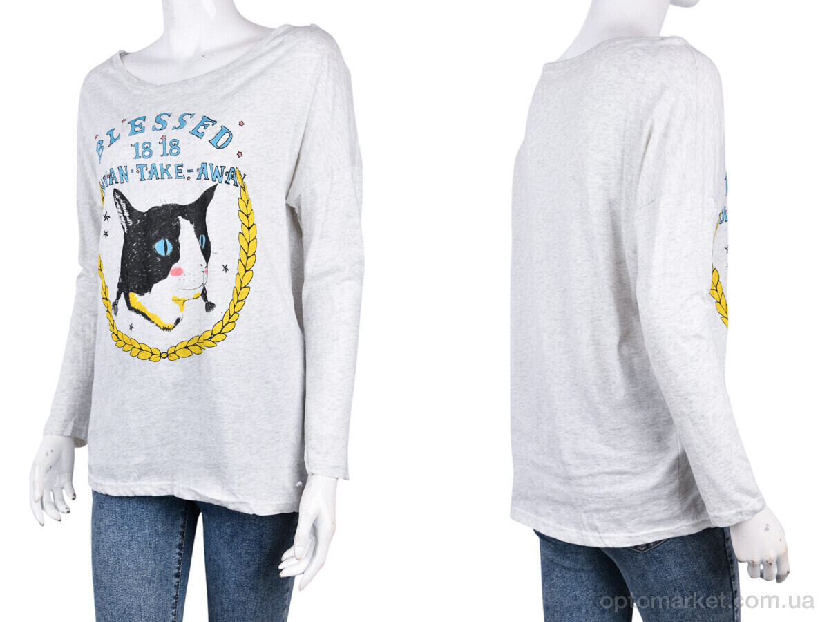 Купить Кофта жіночі B091-1 grey (10721) DuoDuoBoBo сірий, фото 3