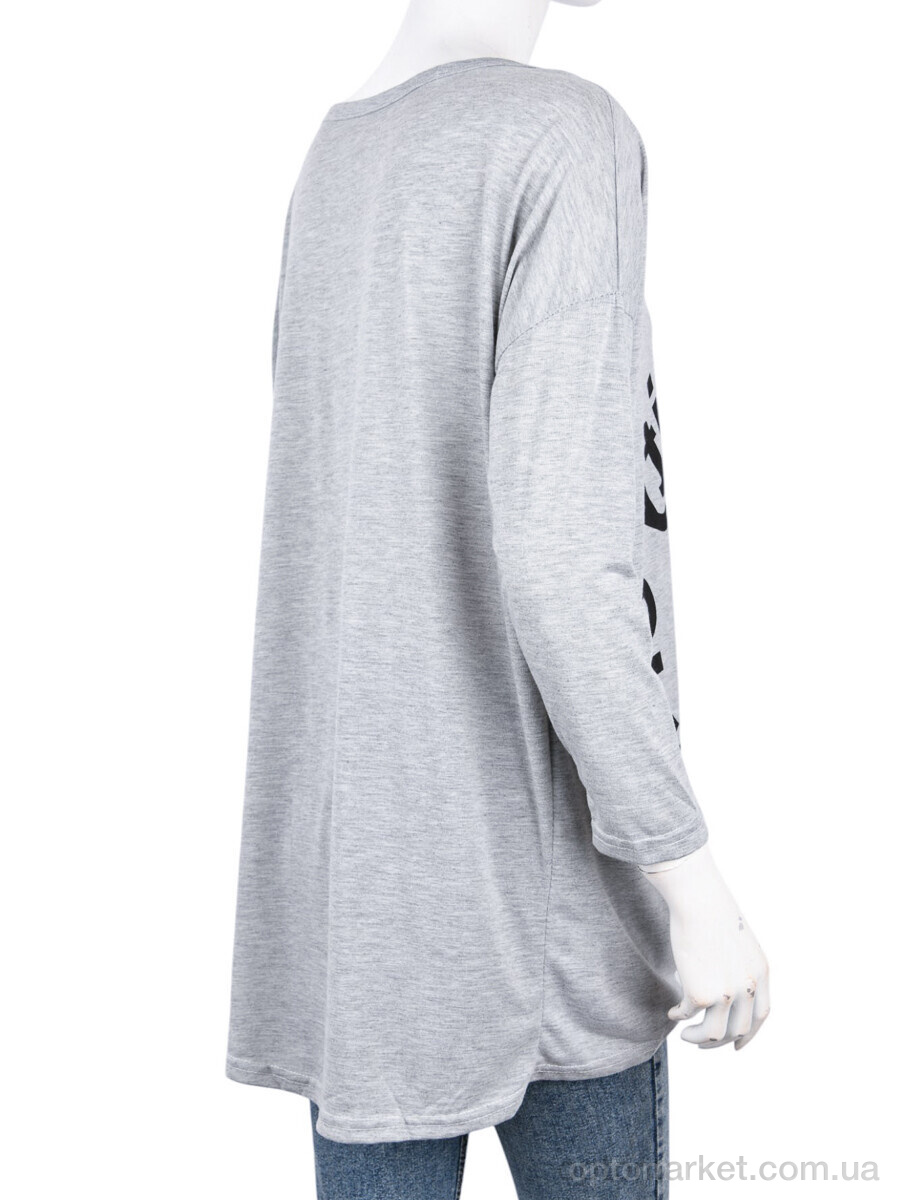 Купить Батник жіночі B095-1 grey (10735) DuoDuoBoBo сірий, фото 2