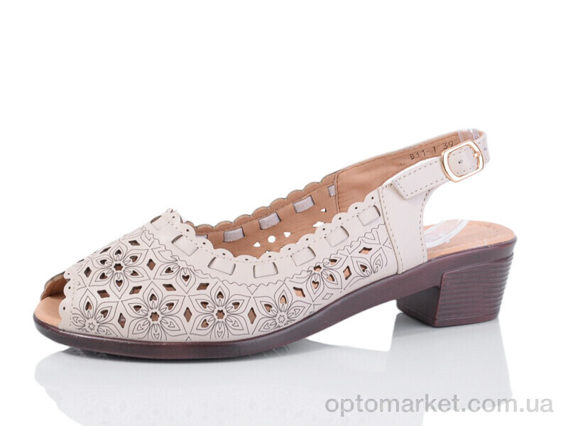 Купить Босоніжки жіночі B11-1 Baodaogongzhu бежевий, фото 1