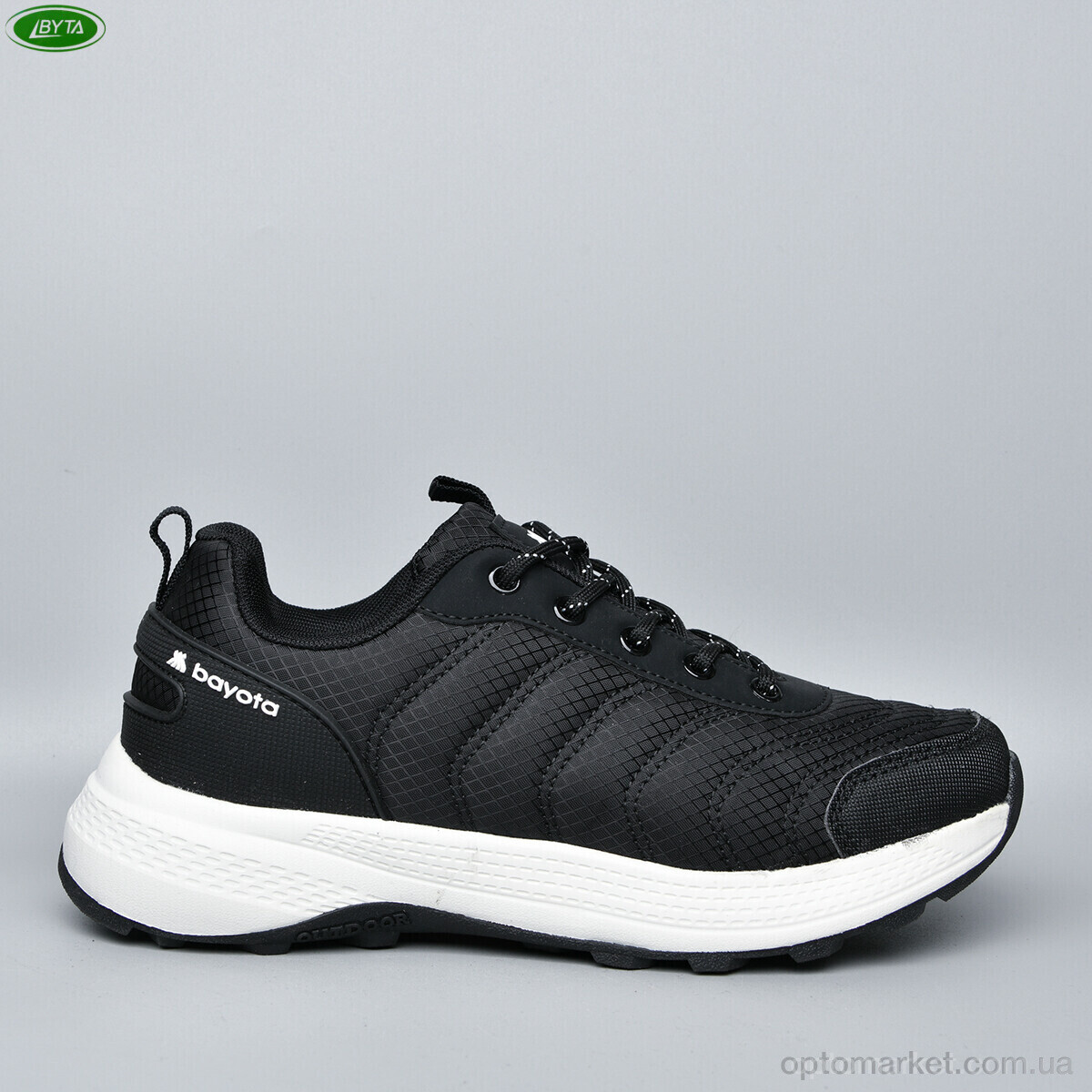 Купить Кросівки унісекс B1147-1 Bayota чорний, фото 2