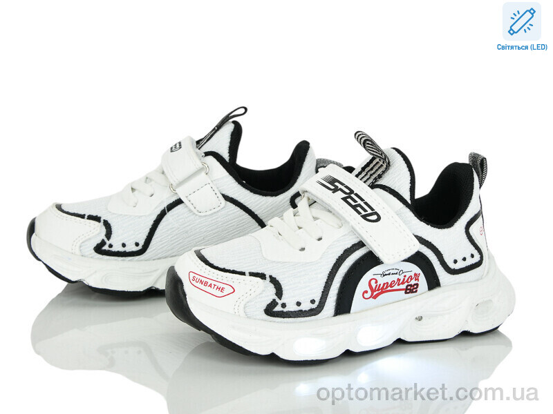 Купить Кросівки дитячі B11485-7 LED JongGolf білий, фото 1