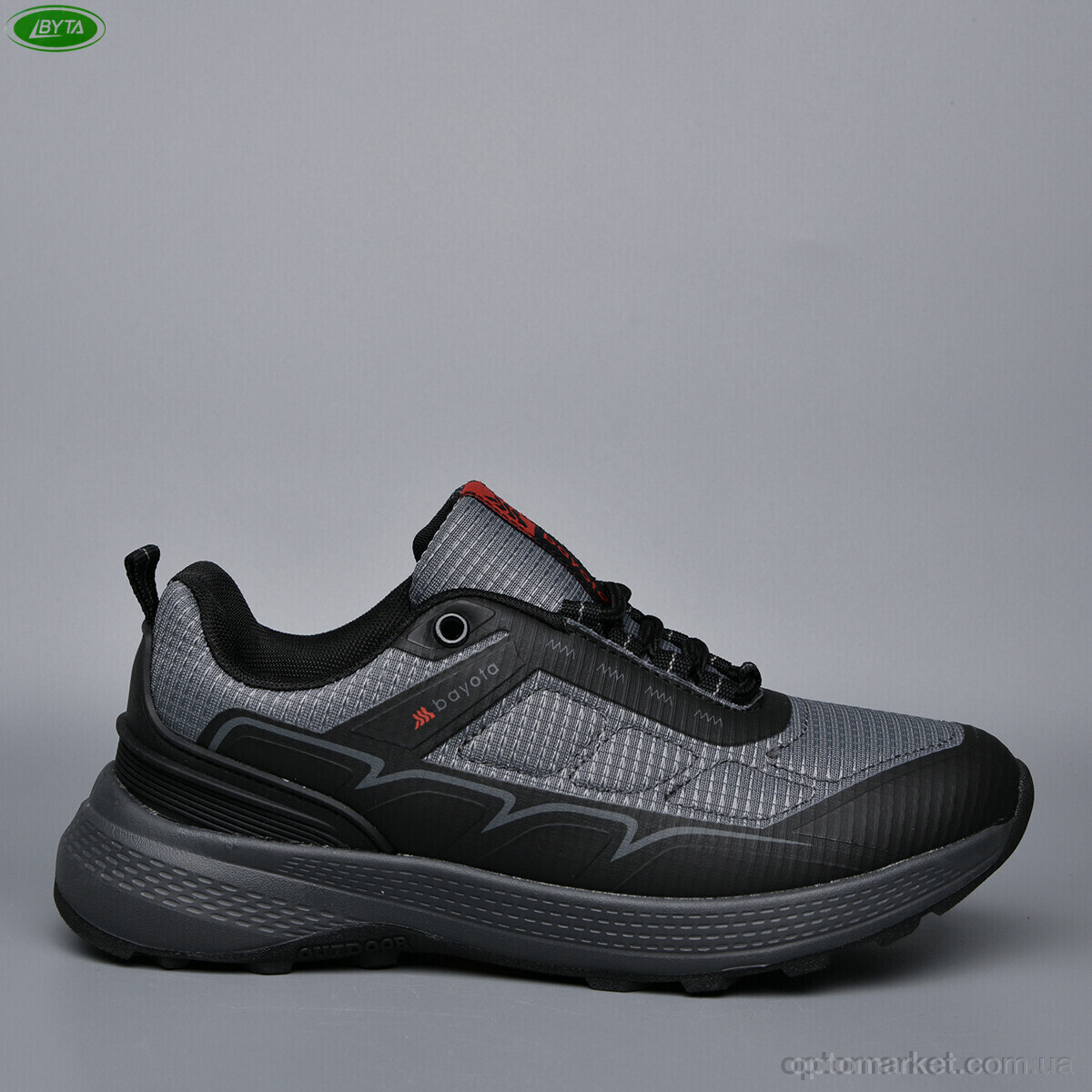 Купить Кросівки унісекс B1157-1 Bayota сірий, фото 2