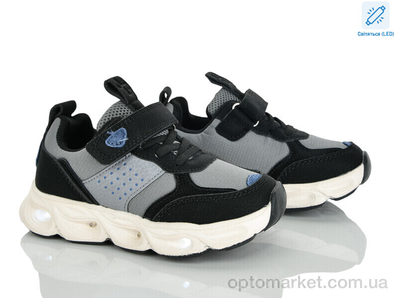 Купить Кросівки дитячі B11637-2 LED JongGolf сірий, фото 1