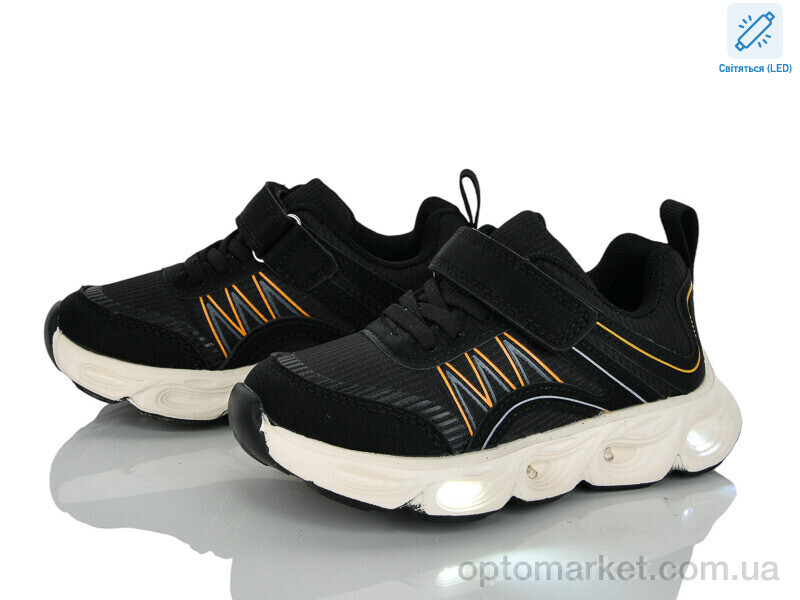 Купить Кросівки дитячі B11653-0 LED JongGolf чорний, фото 1