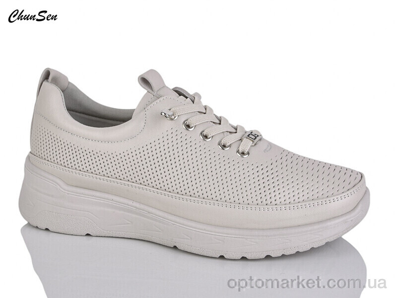 Купить Кросівки жіночі B12-7 Chunsen бежевий, фото 1