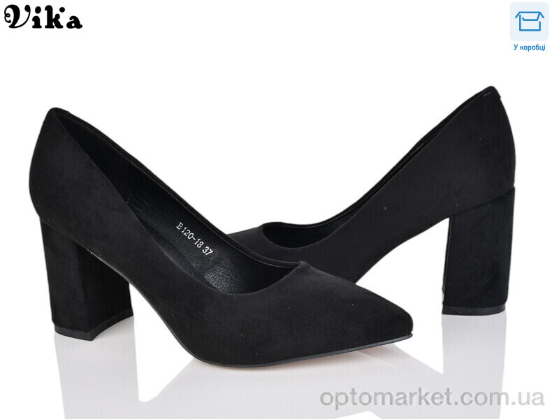 Купить Туфлі жіночі B120-18 Vika чорний, фото 1