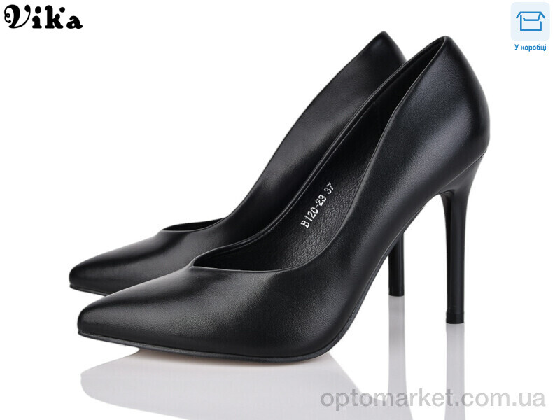 Купить Туфлі жіночі B120-23 Vika чорний, фото 1