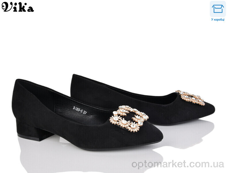Купить Туфлі жіночі B120-5 Vika чорний, фото 1