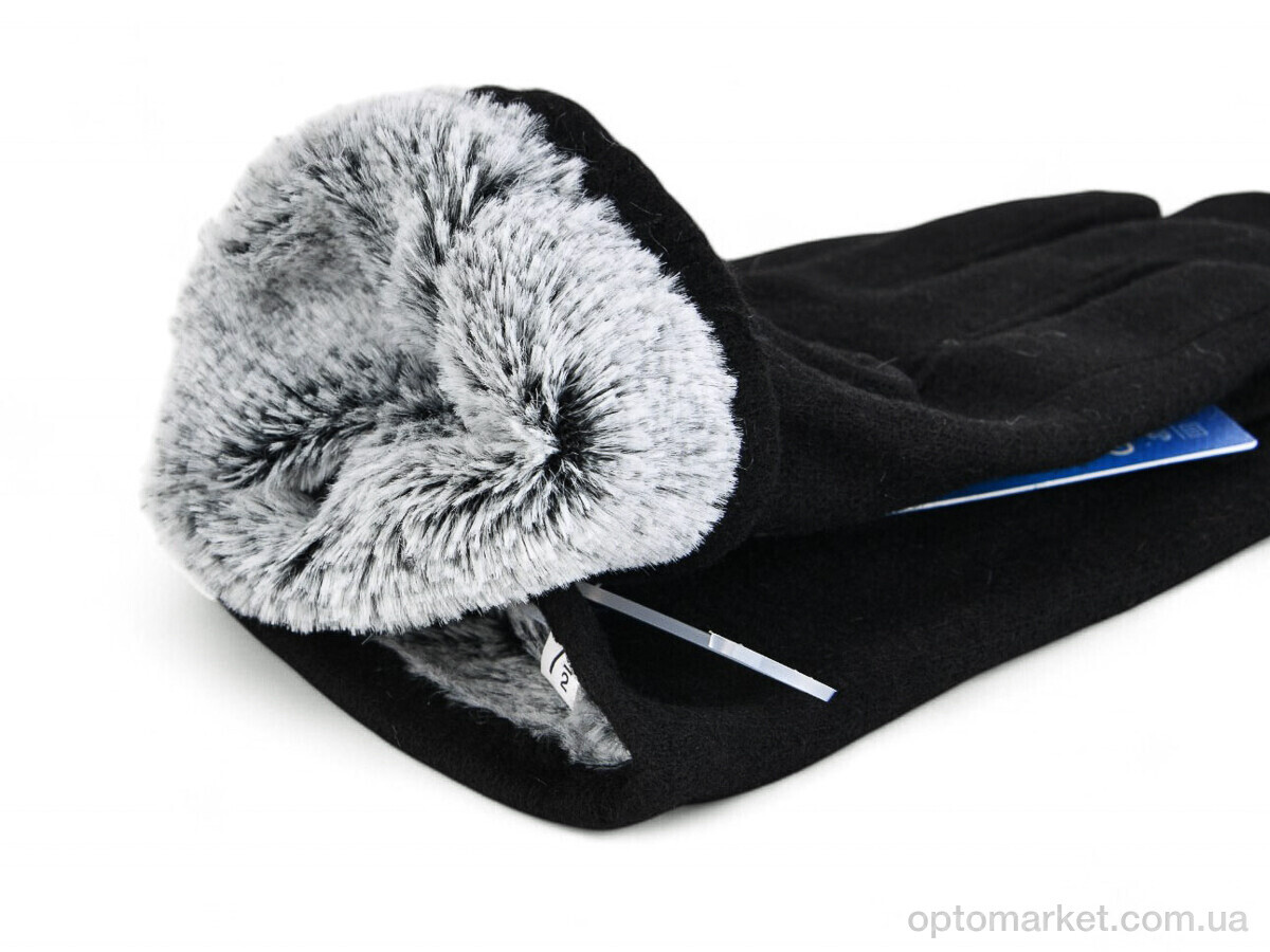 Купить Рукавички жіночі B152-89 black Number one чорний, фото 2