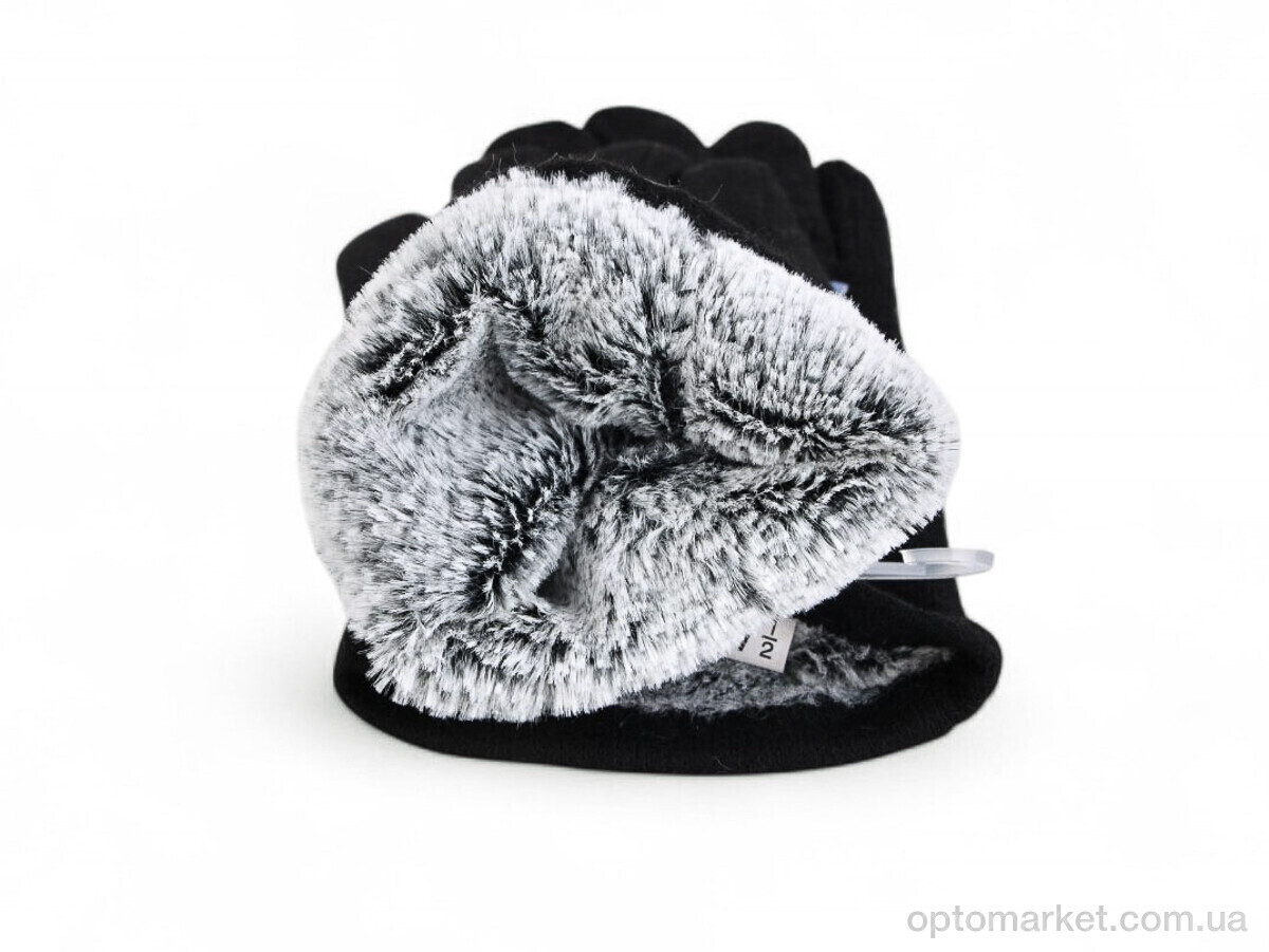 Купить Рукавички жіночі B152-97 black Number one чорний, фото 2