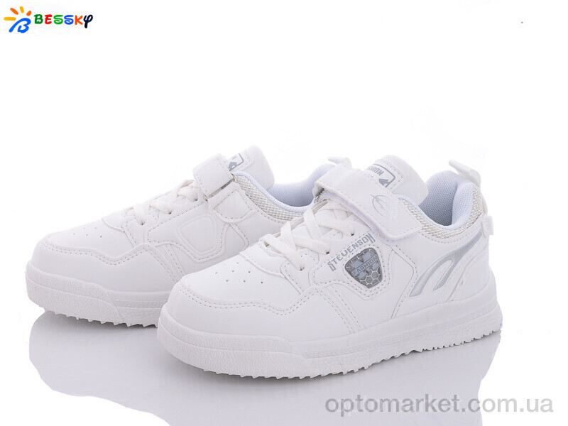 Купить Кросівки дитячі B1909-7C Bessky білий, фото 1