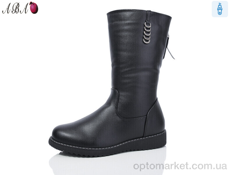 Купить Чоботи жіночі B1ABA0 Aba чорний, фото 1