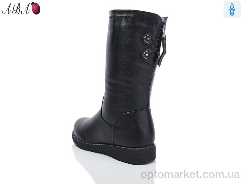 Купить Чоботи жіночі B1ABA1 Aba чорний, фото 2