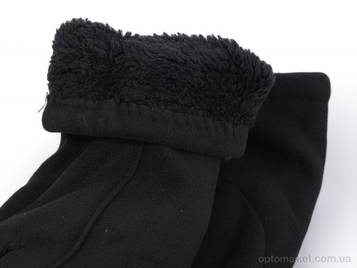 Купить Рукавички жіночі B2-02 black Королева чорний, фото 2