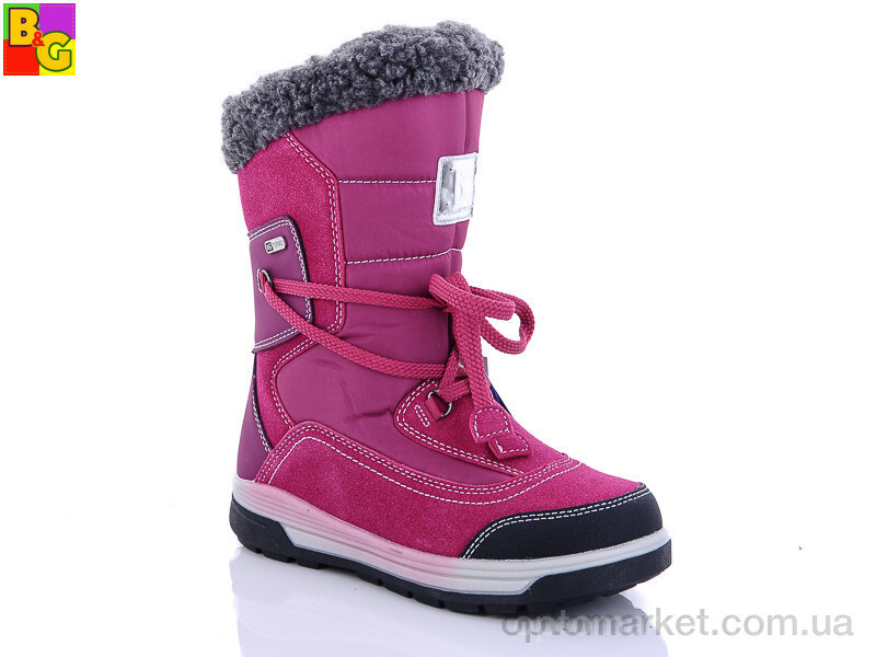 Купить Термо взуття дитячі B20-218 B&G рожевий, фото 1