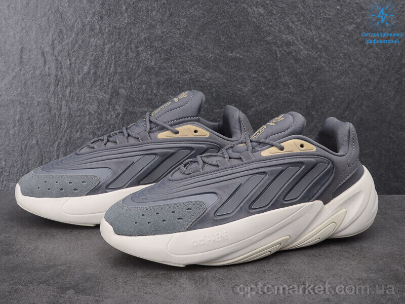 Купить Кросівки унісекс B202-4 світловідбивач A.idas сірий, фото 3