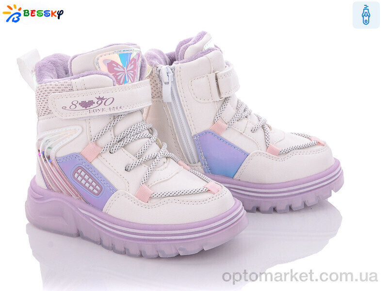 Купить Черевики дитячі B2055-3A Bessky білий, фото 1