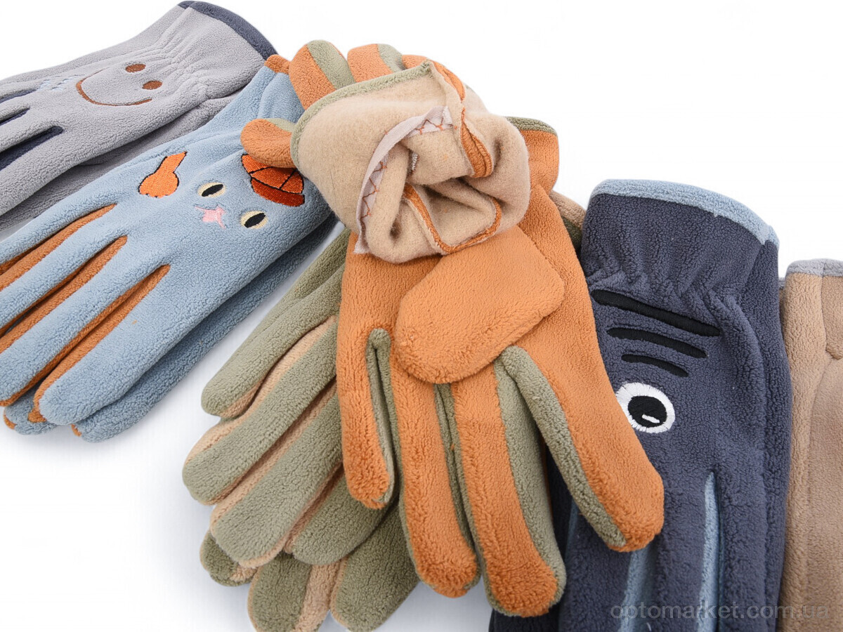 Купить Рукавички дитячі B21 mix Number one мікс, фото 2