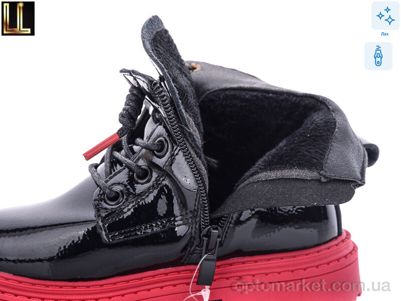 Купить Черевики дитячі B21108-4 Lilin shoes чорний, фото 2