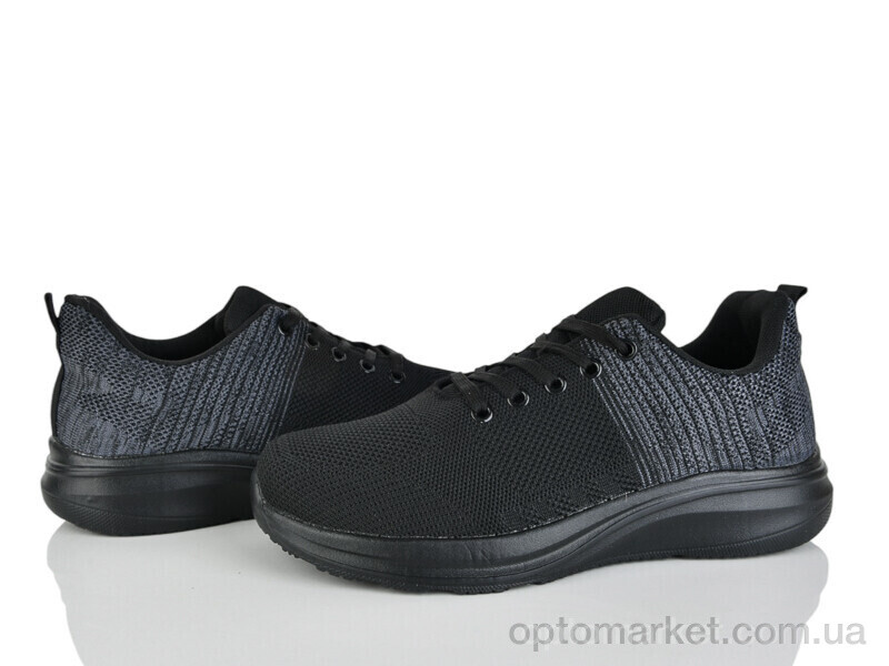 Купить Кросівки жіночі B212-1 піна Run Life чорний, фото 1