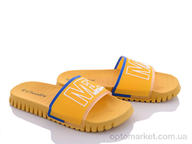 Купить Шльопанці жіночі B21303-5 Covaleri жовтий, фото 1