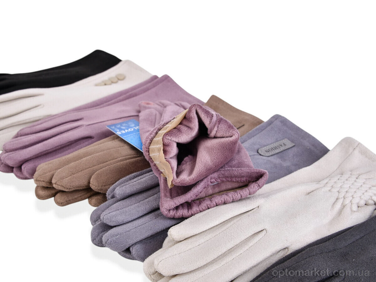 Купить Рукавички жіночі B22 mix Number one мікс, фото 2