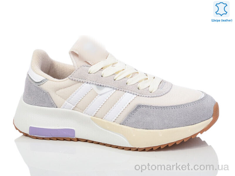 Купить Кросівки жіночі B2301-4 A.idas бежевий, фото 1