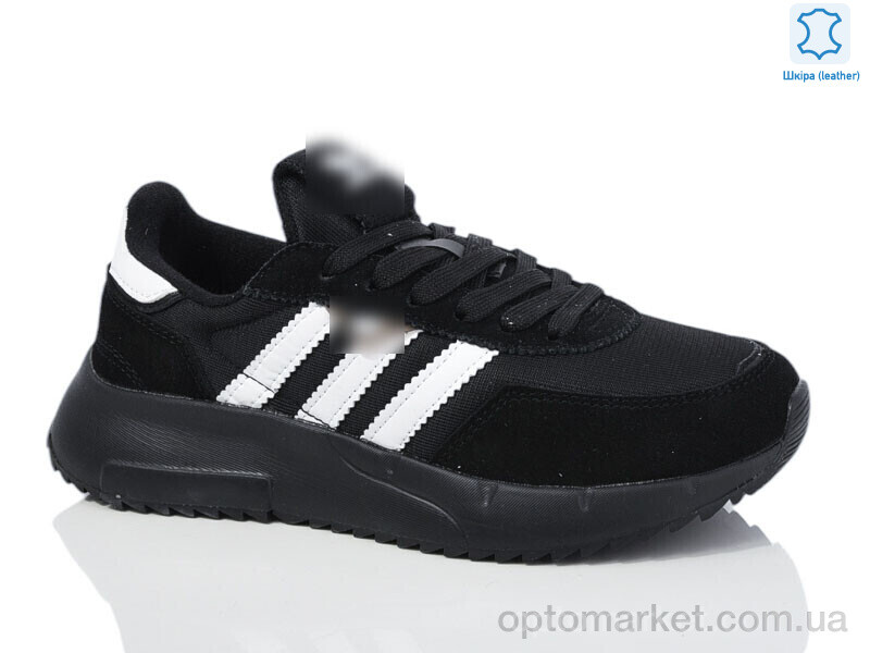 Купить Кросівки жіночі B2301-6 A.idas чорний, фото 1