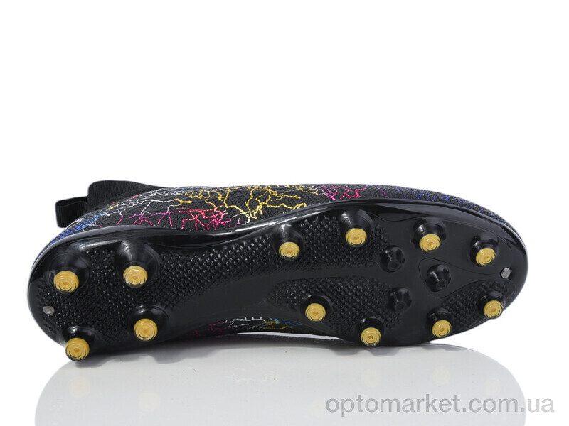 Купить Футбольне взуття дитячі B2324-3H Demax чорний, фото 2