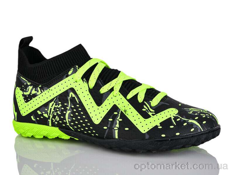 Купить Футбольне взуття дитячі B2330-1S Demax чорний, фото 1