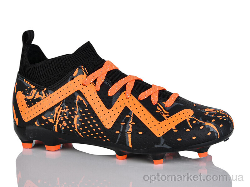 Купить Футбольне взуття дитячі B2330-2H Demax чорний, фото 1