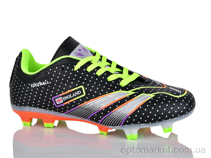 Купить Футбольне взуття дитячі B2331-7H Demax чорний, фото 1