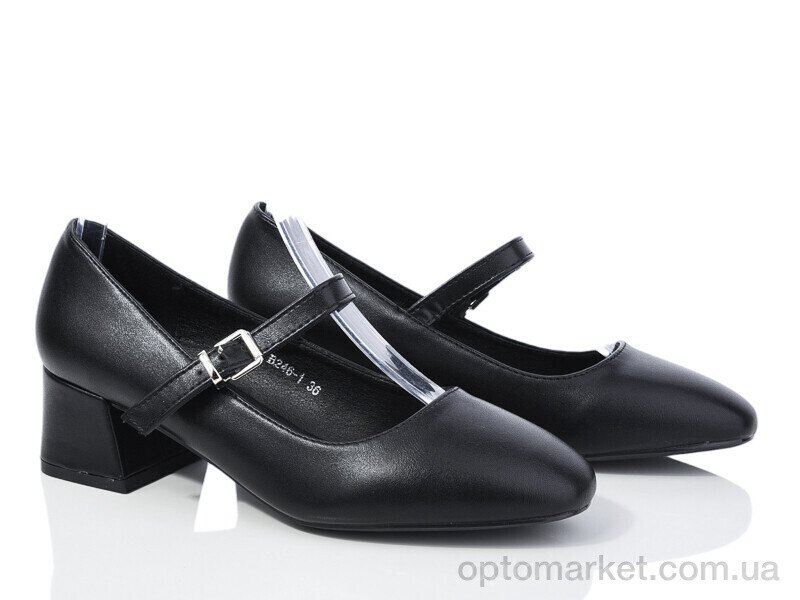 Купить Туфлі жіночі B246-1 Loretta чорний, фото 1