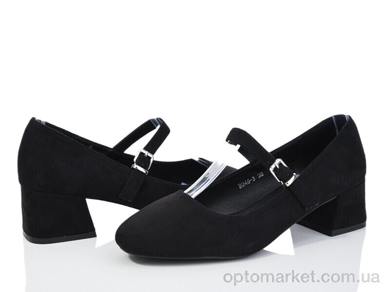 Купить Туфлі жіночі B246-3 Loretta чорний, фото 1