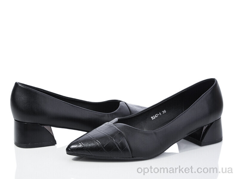 Купить Туфлі жіночі B247-1 Loretta чорний, фото 1