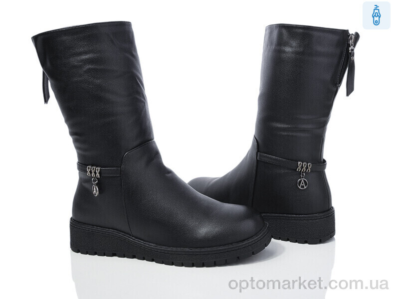 Купить Чоботи жіночі B25 Nayasitun чорний, фото 1