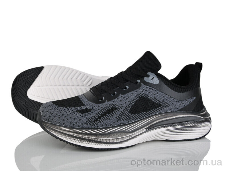 Купить Кросівки жіночі B253-1 піна Run Life чорний, фото 1