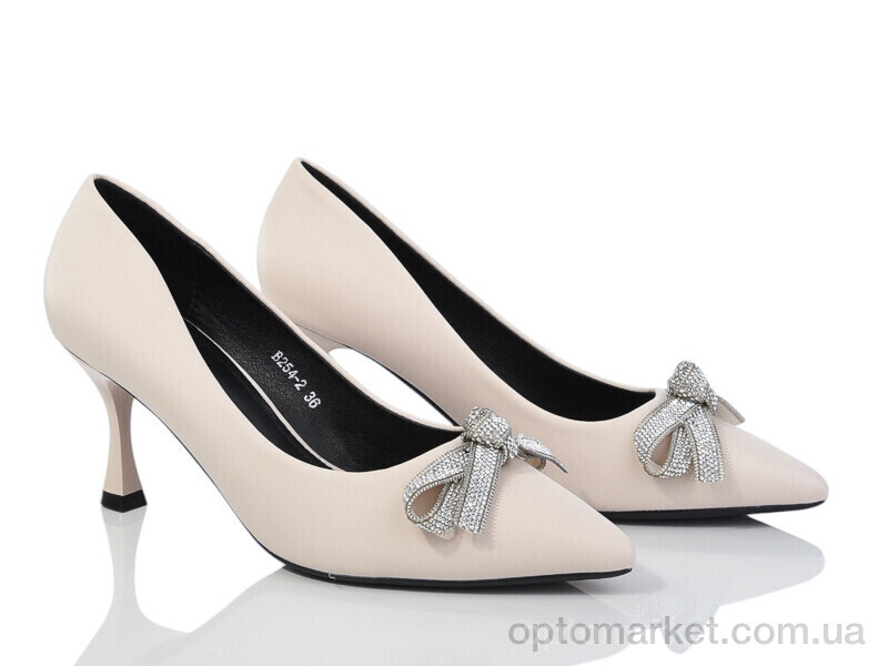 Купить Туфлі жіночі B254-2 Loretta бежевий, фото 1