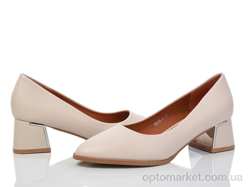 Купить Туфлі жіночі B255-3 Loretta бежевий, фото 1