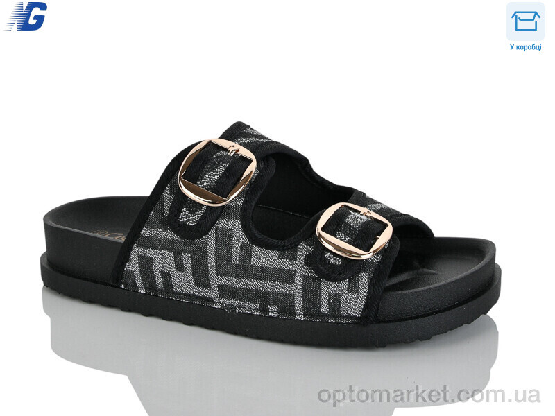 Купить Шльопанці жіночі B26231-1 Covaleri чорний, фото 1