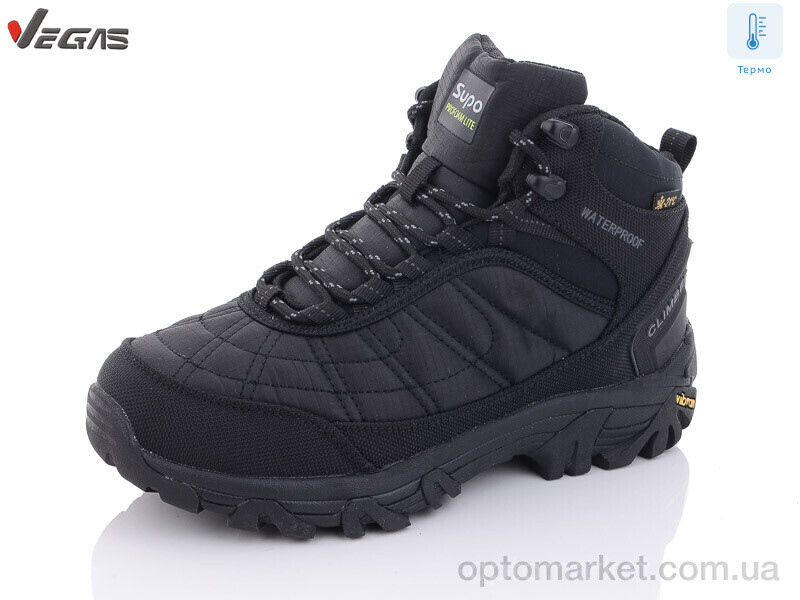 Купить Кросівки дитячі B2656-6 термо Supo чорний, фото 1