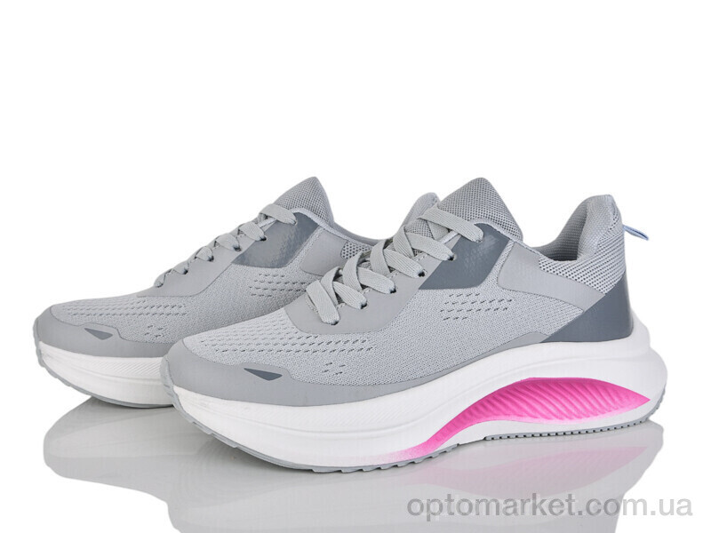 Купить Кросівки жіночі B266-3 піна Run Life сірий, фото 1