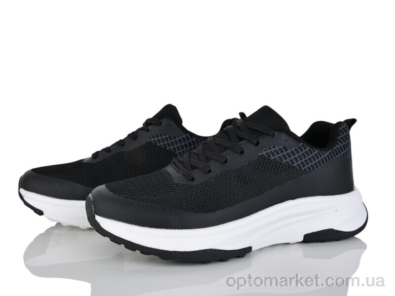 Купить Кросівки жіночі B267-1 піна Run Life чорний, фото 1