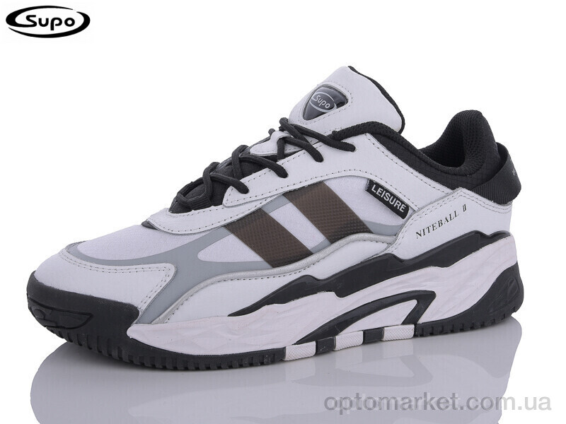 Купить Кросівки унісекс B2697-10 Supo білий, фото 1
