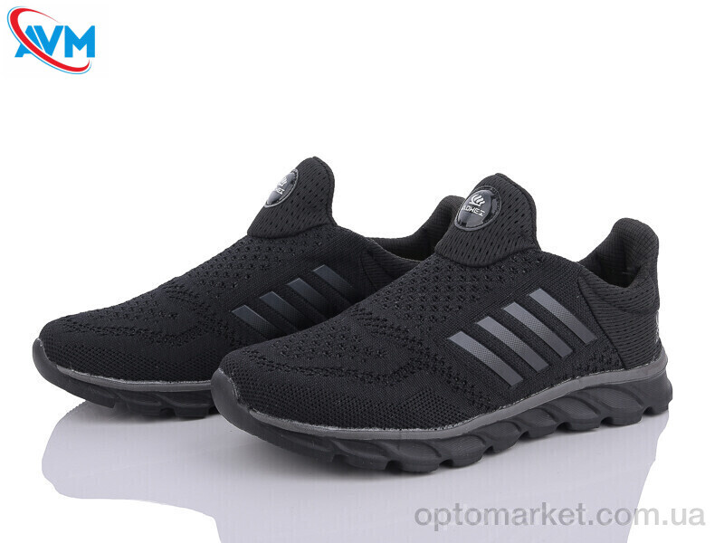 Купить Кросівки жіночі B2702-4 AO WEI чорний, фото 1