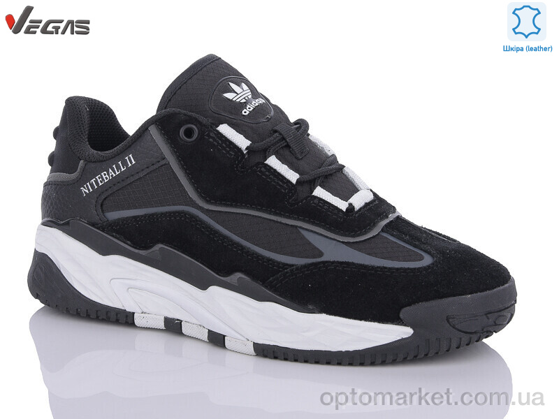 Купить Кросівки жіночі B2709-6 A.idas чорний, фото 2