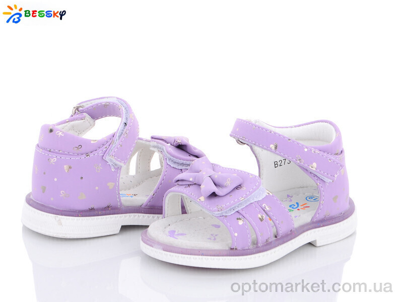 Купить Босоніжки дитячі B2731-5X Bessky фіолетовий, фото 1